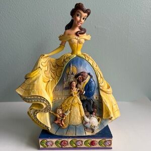 *READ* Disney Traditions Jim Shore Moonlit Enchantment Beauty and Beast Figurine